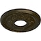 Ekena Millwork Palmetto Ceiling Medallion (Fits Canopies up to 4 7/8"), 12 1/8"OD x 3 1/2"ID x 1"P, Green Gold CM12PMGGS - alternate 4